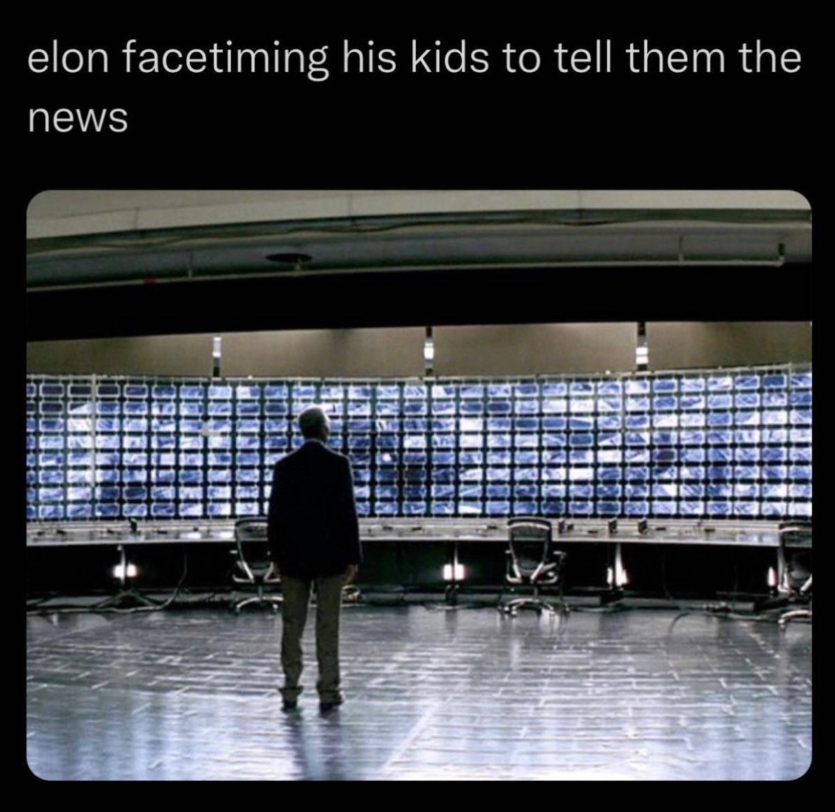 elon facetiming his kids to tell them the news