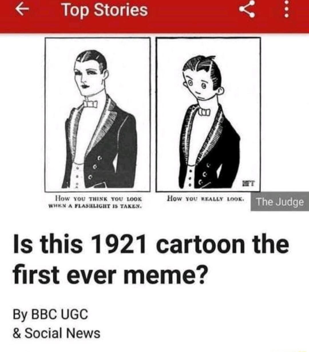 Top Stories Is this 1921 cartoon the first ever meme By BBC UGC Social News