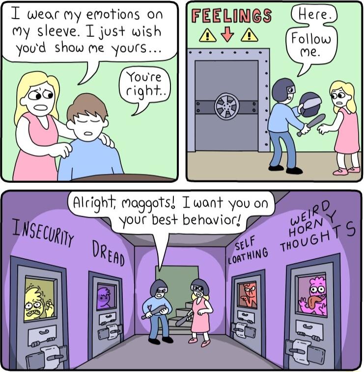 T wear oy emotions on FEELINGS Here my sleeve T just wish LAY A Follo youd show me yours kreeer me