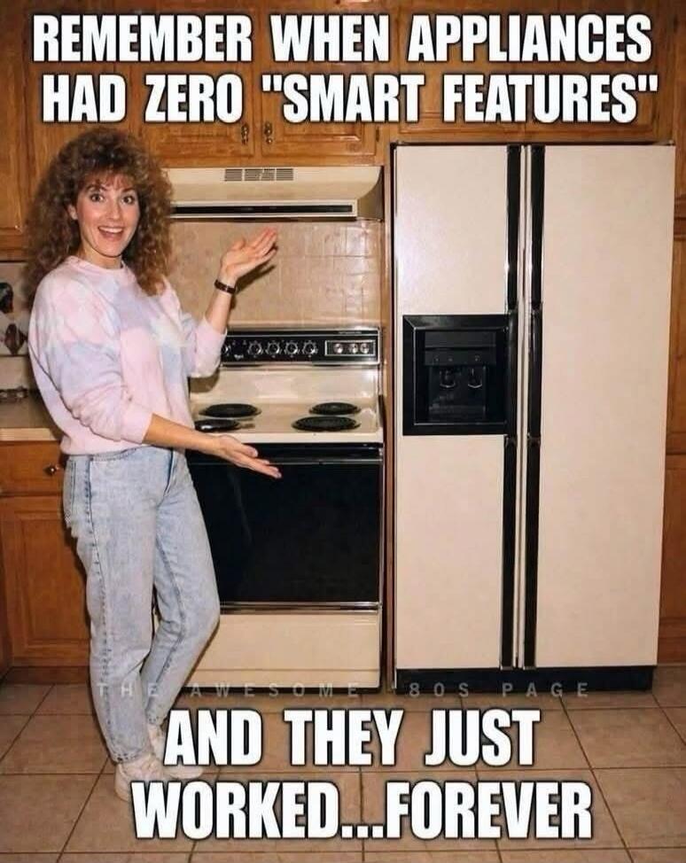 REMEMBER WHEN APPLIANCES HAD ZERO 