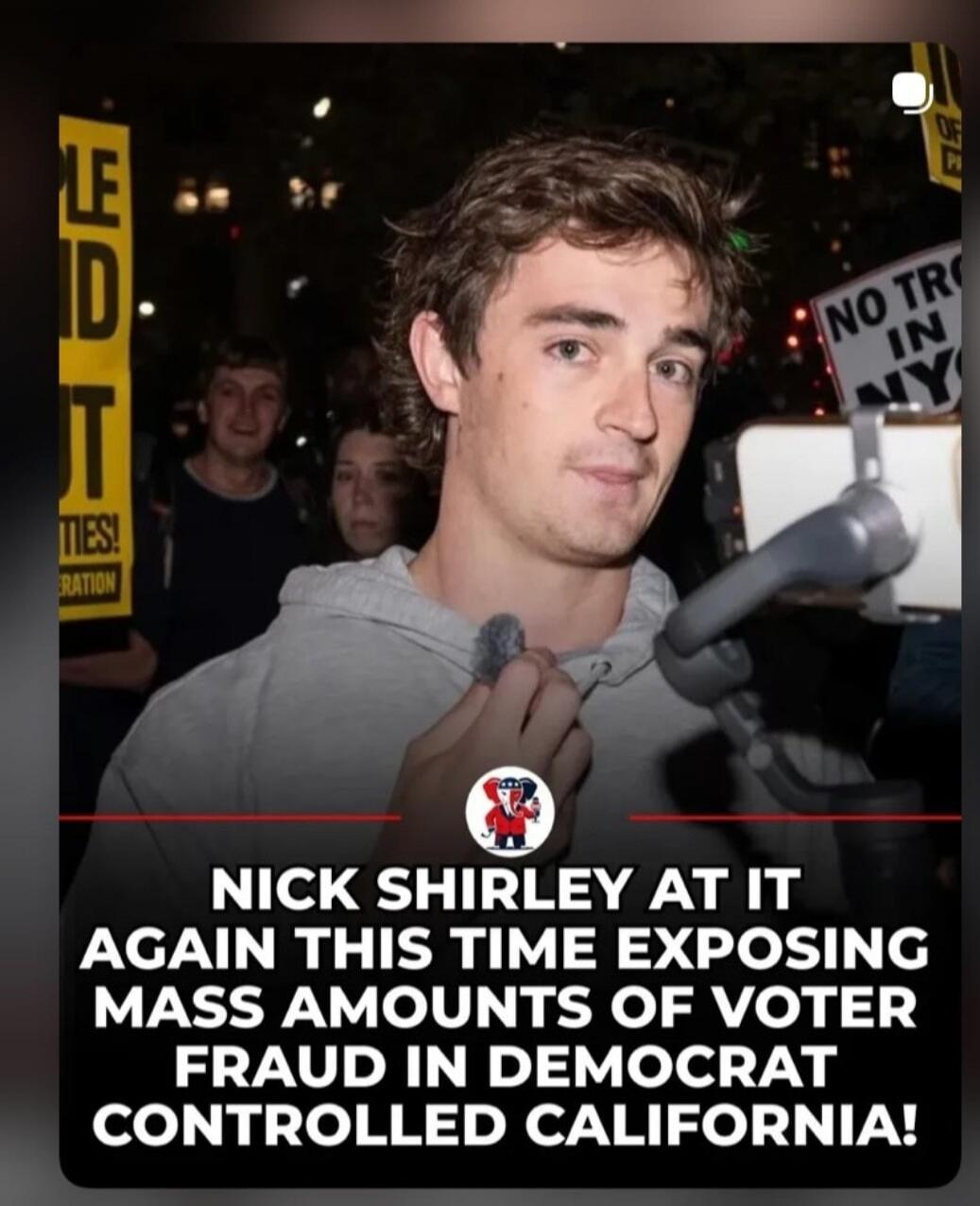 Nick Shirley at it again this time exposing mass amounts of voter fraud in Democrat controlled California!