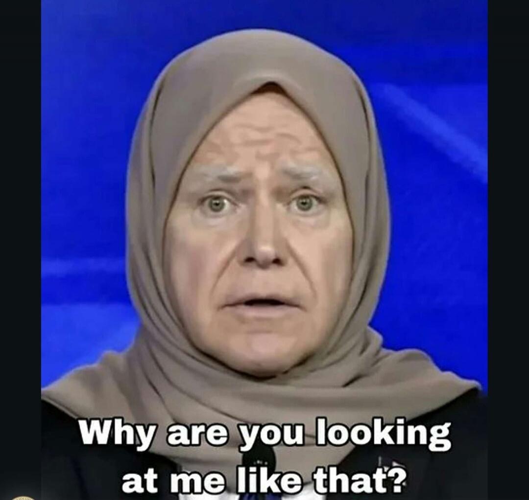 Why are you looking at me like that?