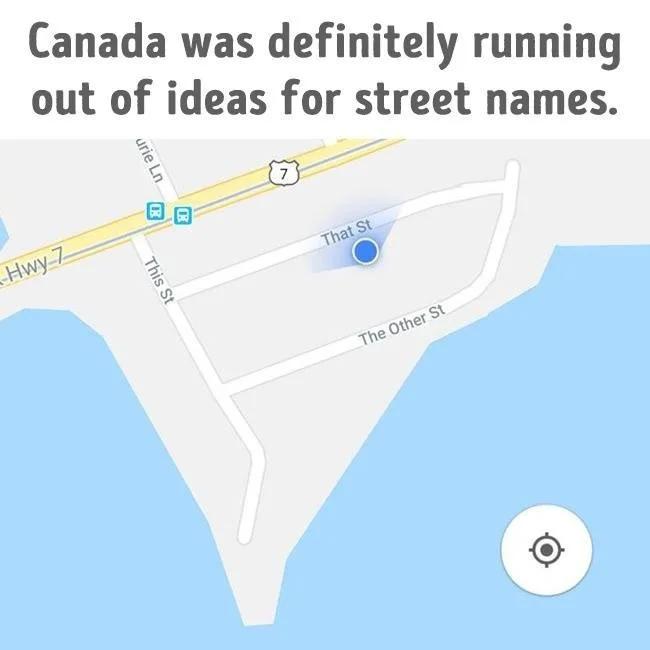 Canada was definitely running out of ideas for street names i s