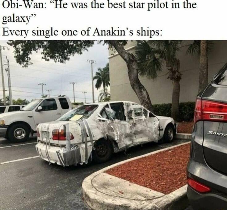 He was the best star pilot in the one of Anakins ships