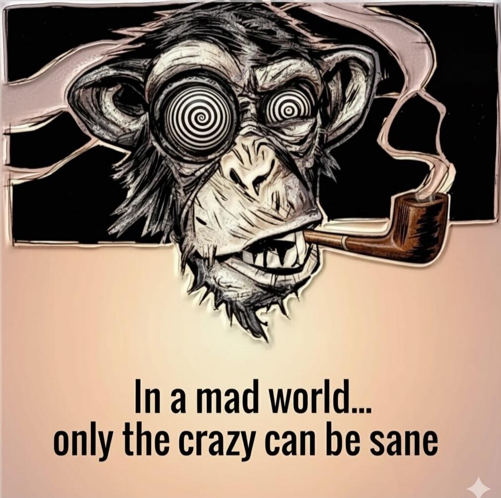 In a mad world... only the crazy can be sane