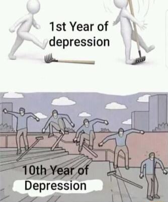 S 7 st Year of depression l S