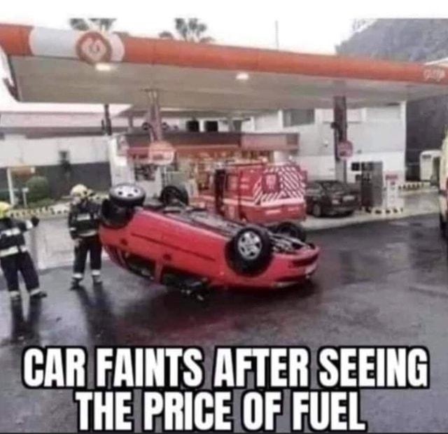 GAII FAINTS AFTER SEEING THE PRICE OF FUEL