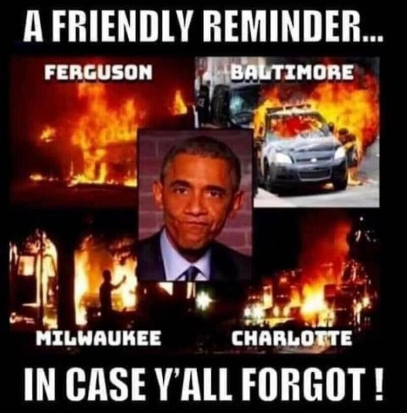 A FRIENDLY REMINDER... FERGUSON BALTIMORE MILWAUKEE CHARLOTTE IN CASE Y'ALL FORGOT!