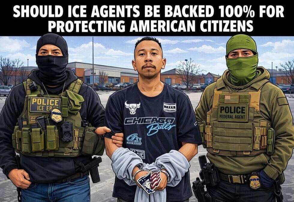 SHOULD ICE AGENTS BE BACKED 100% FOR PROTECTING AMERICAN CITIZENS