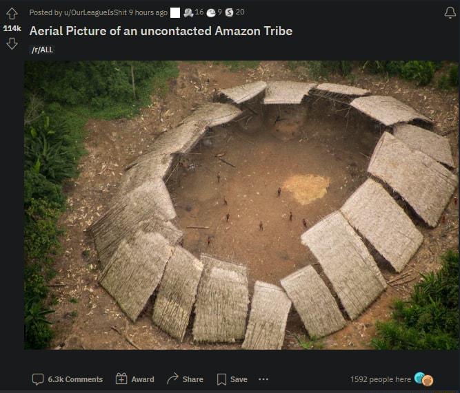 O ety ot ampissna s o 16 9 20 o 1 Acrial Picture of an uncontacted Amazon Tribe PRSI S S S