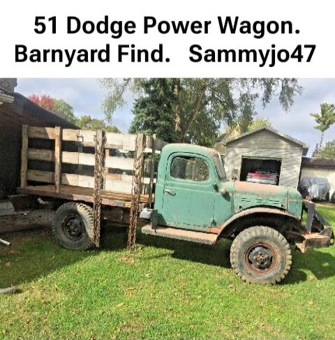 51 Dodge Power Wagon. Barnyard Find. Sammyjo47