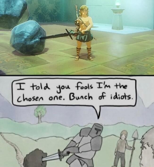 e T told gou fools Tm he Chosen one Bunch of idiots