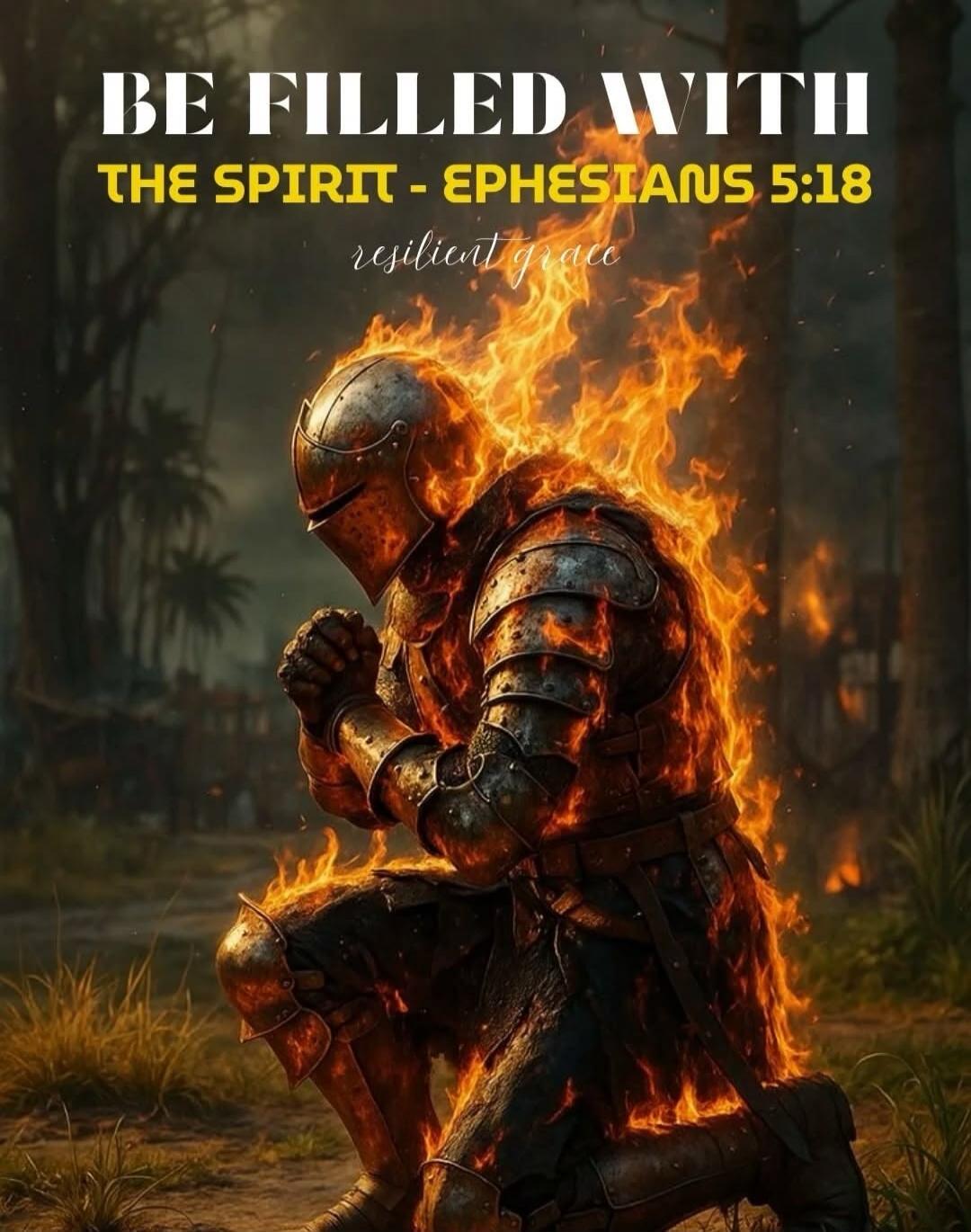 BE FILLED WITH THE SPIRIT - EPHESIANS 5:18 resilient grace