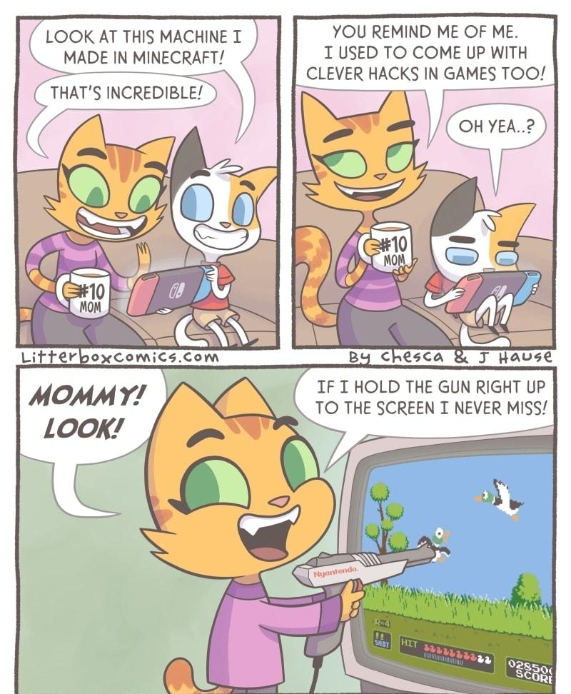 LOOK AT THIS MACHINE T YOU REMIND ME OF ME MADE IN MINECRAFT T USED TO COME UP WITH e LcueveR wacks N caves Too THATS INCREDI e IF T HOLD THE GUN RIGHT UP TO THE SCREEN T NEVER MISS