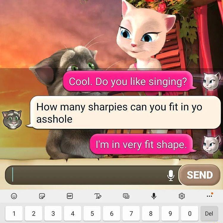 oloHID inging How many sharpies can you fit in yo asshole