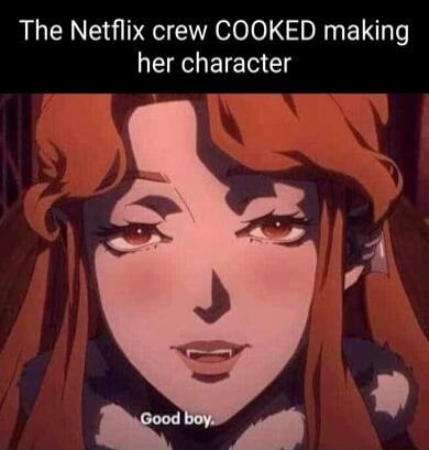 The Netflix crew COOKED making her character