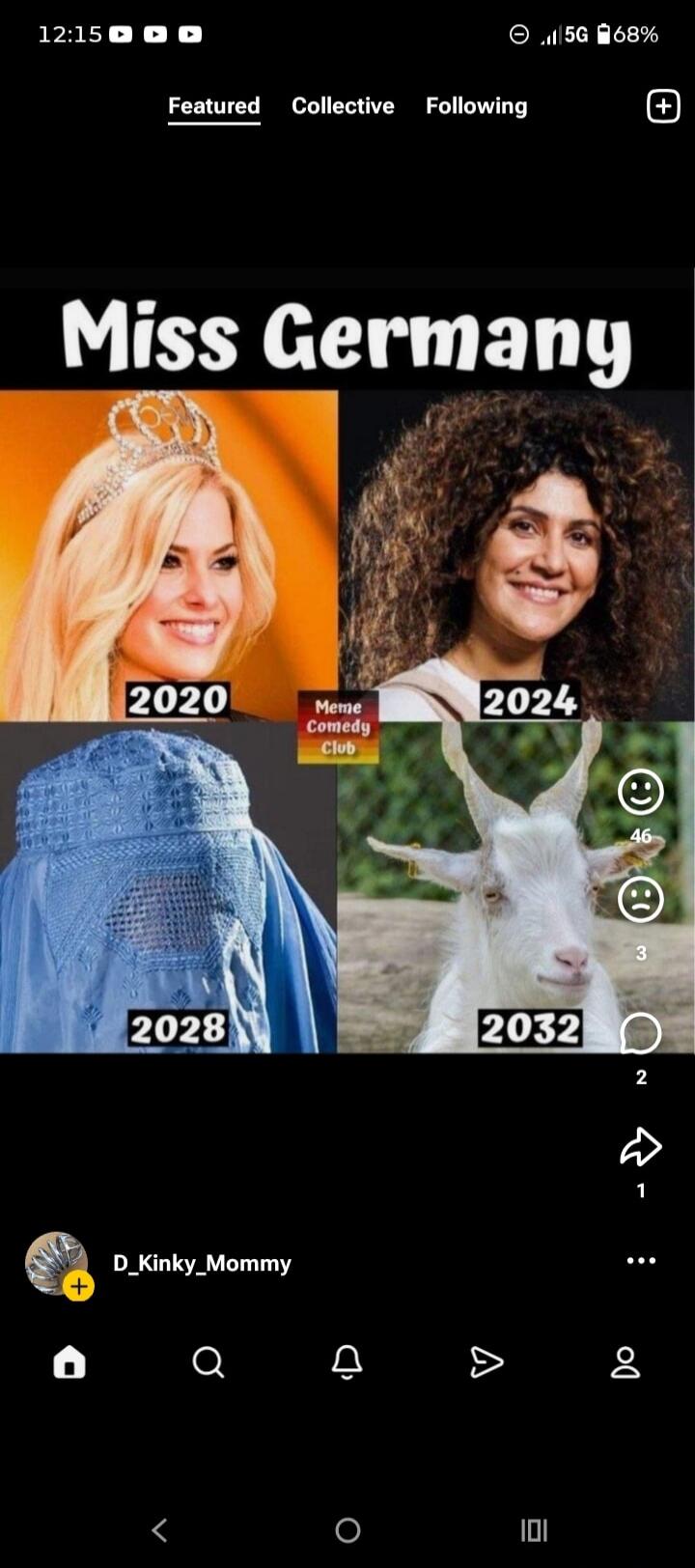 Miss Germany 2020 2024 2028 2032 Meme Comedy Club