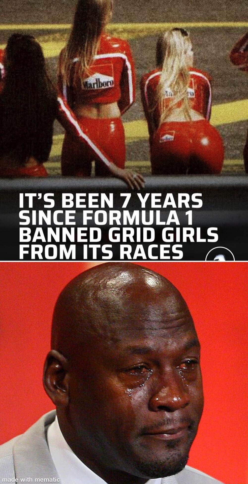 IT'S BEEN 7 YEARS SINCE FORMULA 1 BANNED GRID GIRLS FROM ITS RACES