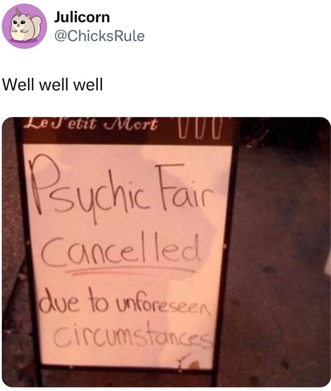 CEr Julicorn ChicksRule Well well well