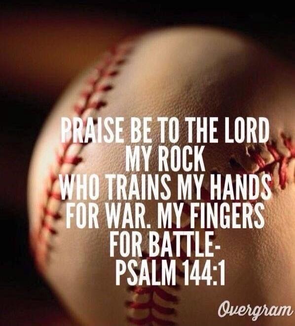 PRAISE BE TO THE LORD MY ROCK WHO TRAINS MY HANDS FOR WAR. MY FINGERS FOR BATTLE- PSALM 144:1