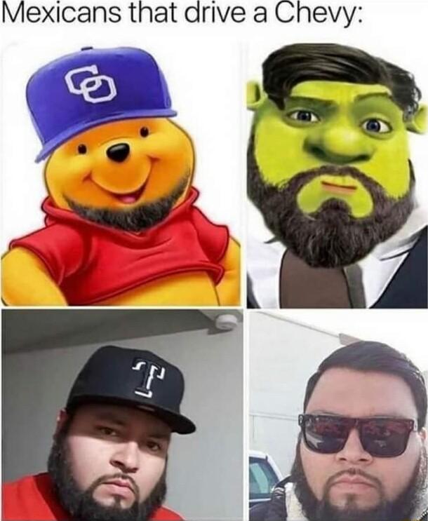 Mexicans that drive a Chevy