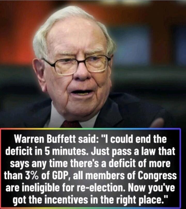 Warren Buffett said: 