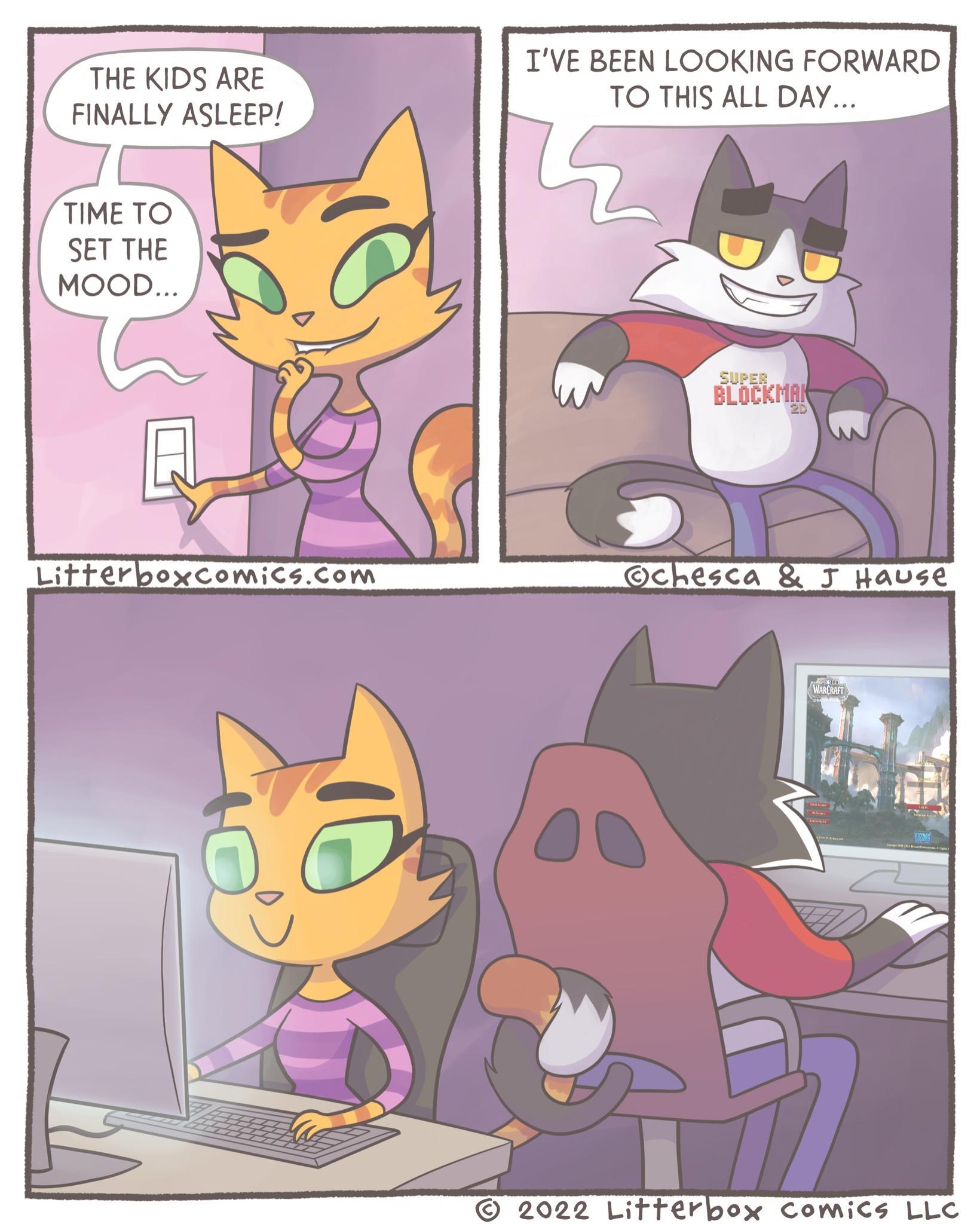 TVE BEEN LOOKING FORWARD TO THIS ALL DAY TIME TO SET THE MOOD N 2022 LitFerbox Comics LLC