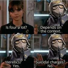 Depends on the context v L 5 ik Heretics Smcnal charges n Yes Mo