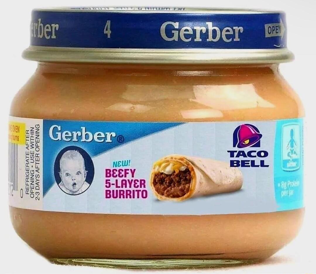 N BELL BEEFY m 5 LAYER BURRITO b