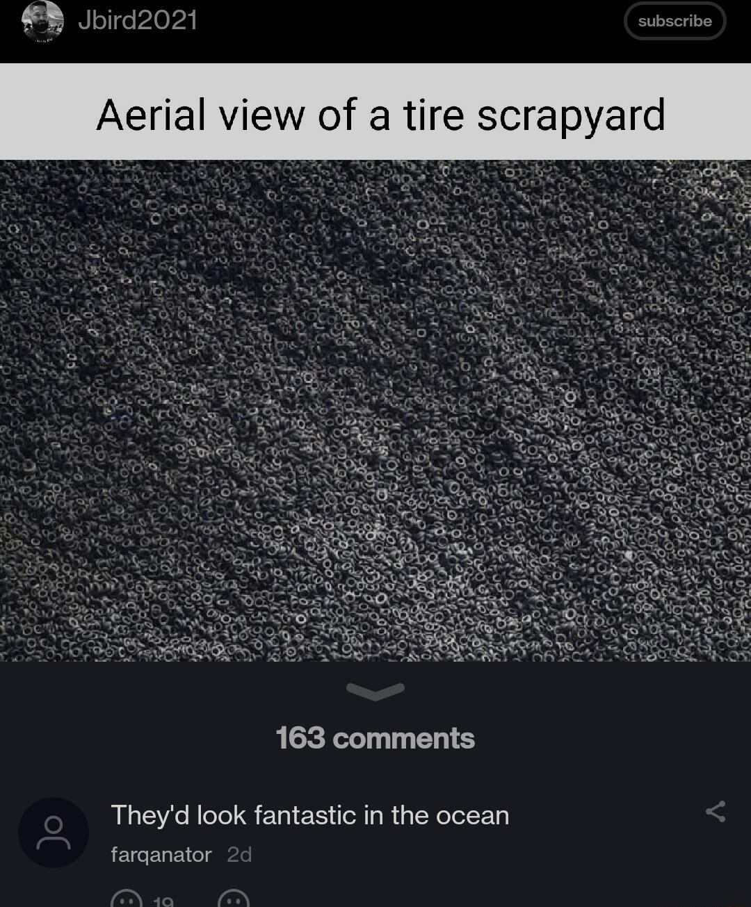163 comments Theyd look fantastic in the ocean farqanator