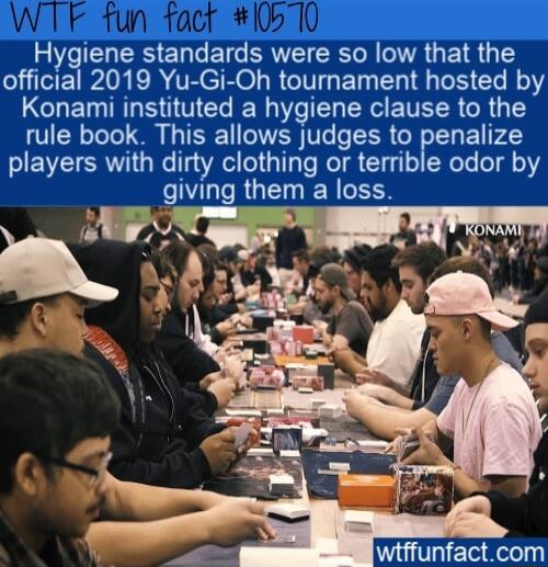 Hygiene standards were so low that the IR E R TR ETR l R I BT G S G N Y LCUETILSITICE e CRCETEER CR G rule book This allows judges to penalize players with dirty clothing or terrible odor by giving them a loss wiffunfactcom