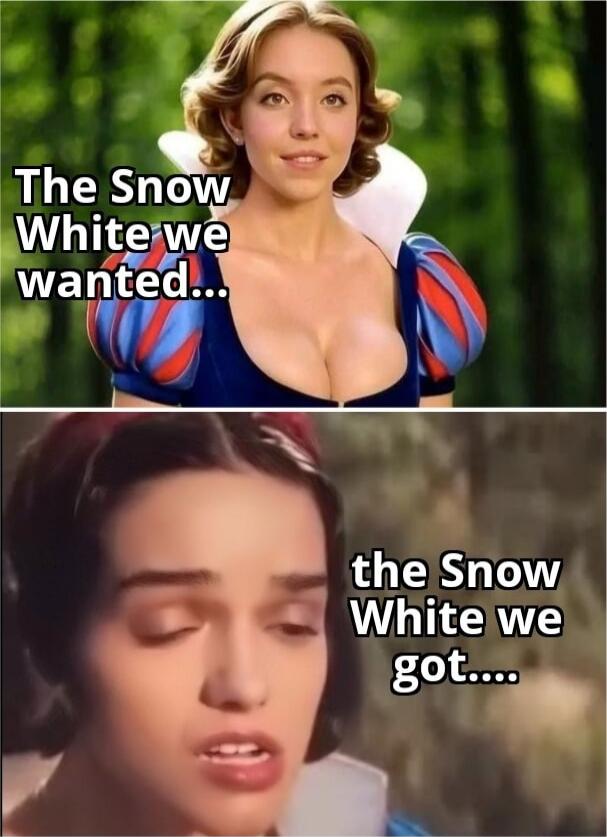 The Snow White we wanted... the Snow White we got.....