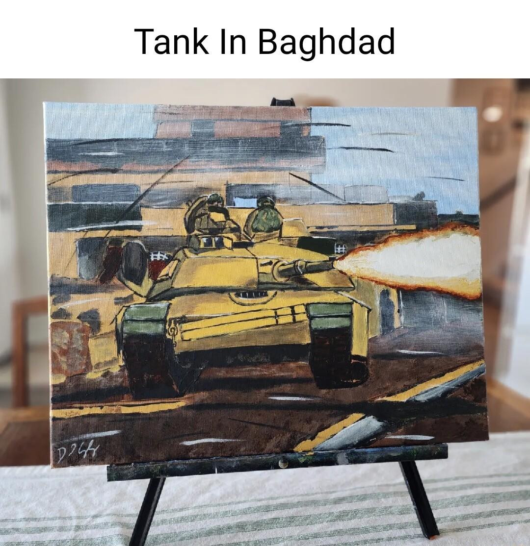 Tank In Baghdad