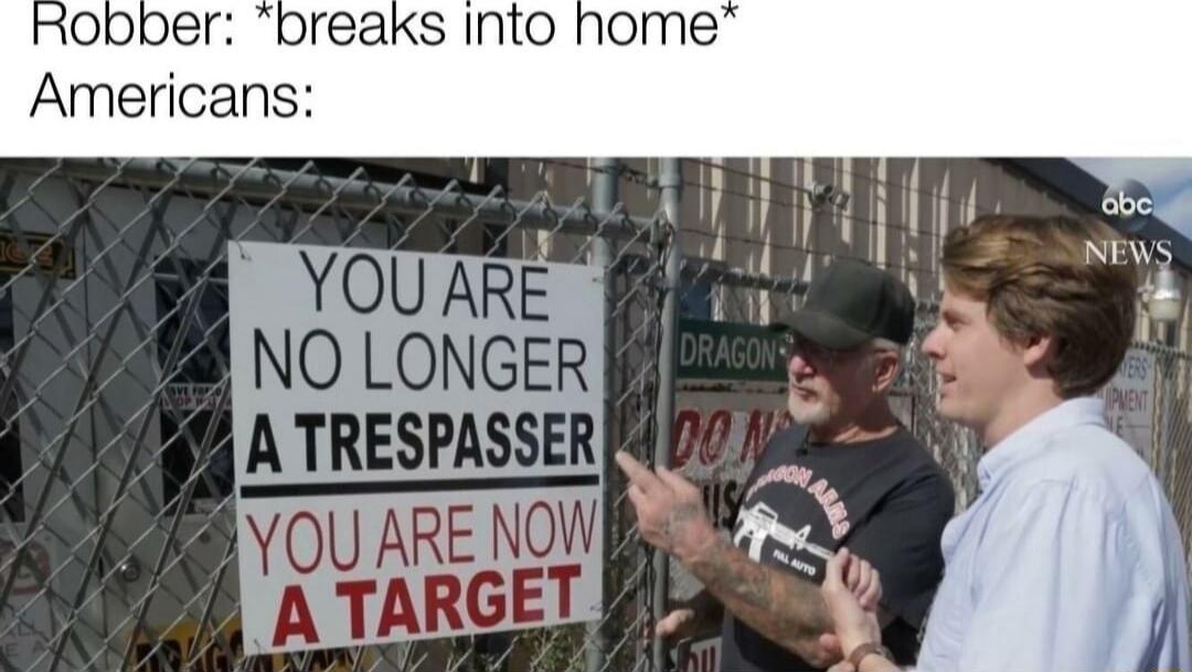 RE NO LONGER A TRESPASSER