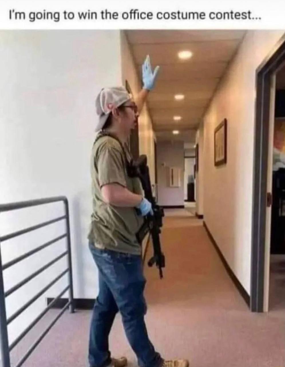 Im going to win the office costume contest