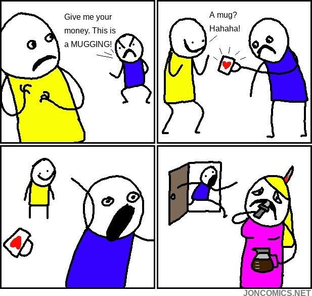 Give me your money This s aMUGGING Amug Hahaha