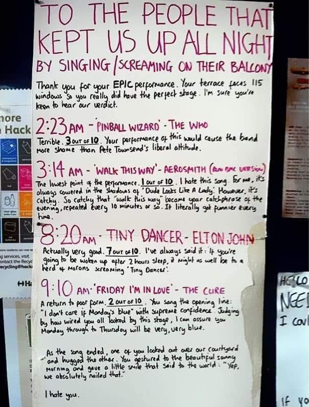 TO_THE PEOPLE THA KEPT US UP ALL NIGH BY SINGINGT SCREAMING OO THEIR BALLOWY Thonk EPIC petgarmarce Youe forace gaces 1S e e s g I s Keen o keac eur wrdick 0re Hack 2 ZSPM PINBALL WIZARD THE WHo Torrbie Souree10 Yaur perforraince o i wnuld cauce Hoa band e on il Toomdonds lro obhids B 3114 Am Walk Tuiswy ReRosamh i Tne lewest point k peervance our of 10 hate s song Broe olunty coutred 1n e Suadous