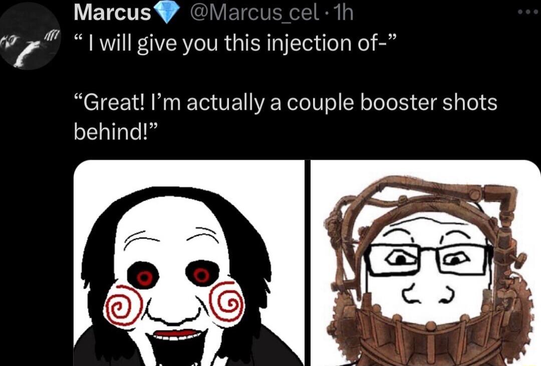 Marcus 9 1 will give you this injection of Great Im actually a couple booster shots behind