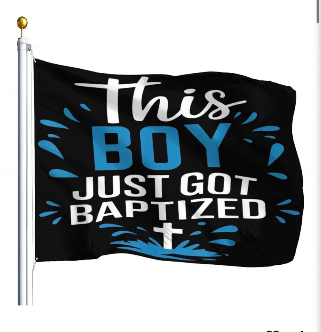 This BOY JUST GOT BAPTIZED