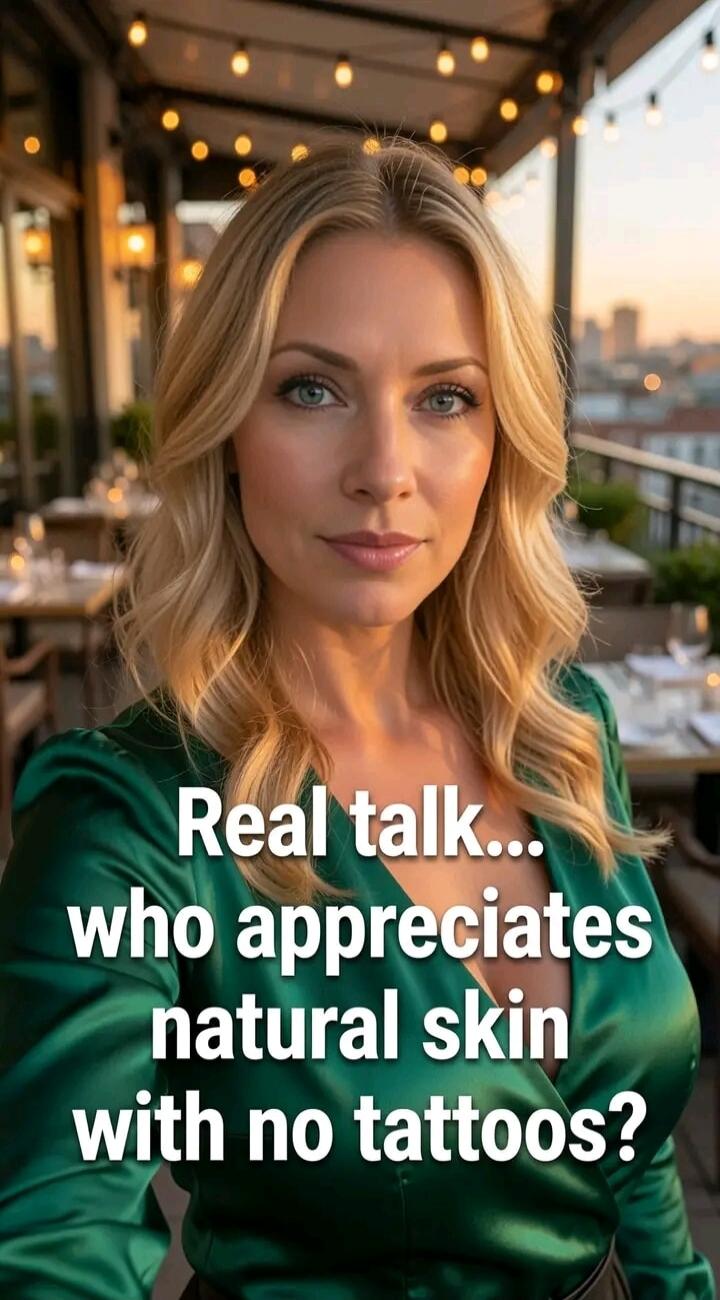 Real talk... who appreciates natural skin with no tattoos?