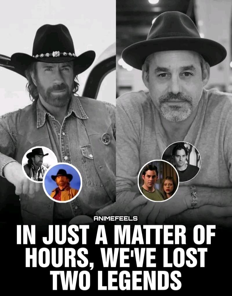 ANIMAFEELS IN JUST A MATTER OF HOURS, WE'VE LOST TWO LEGENDS