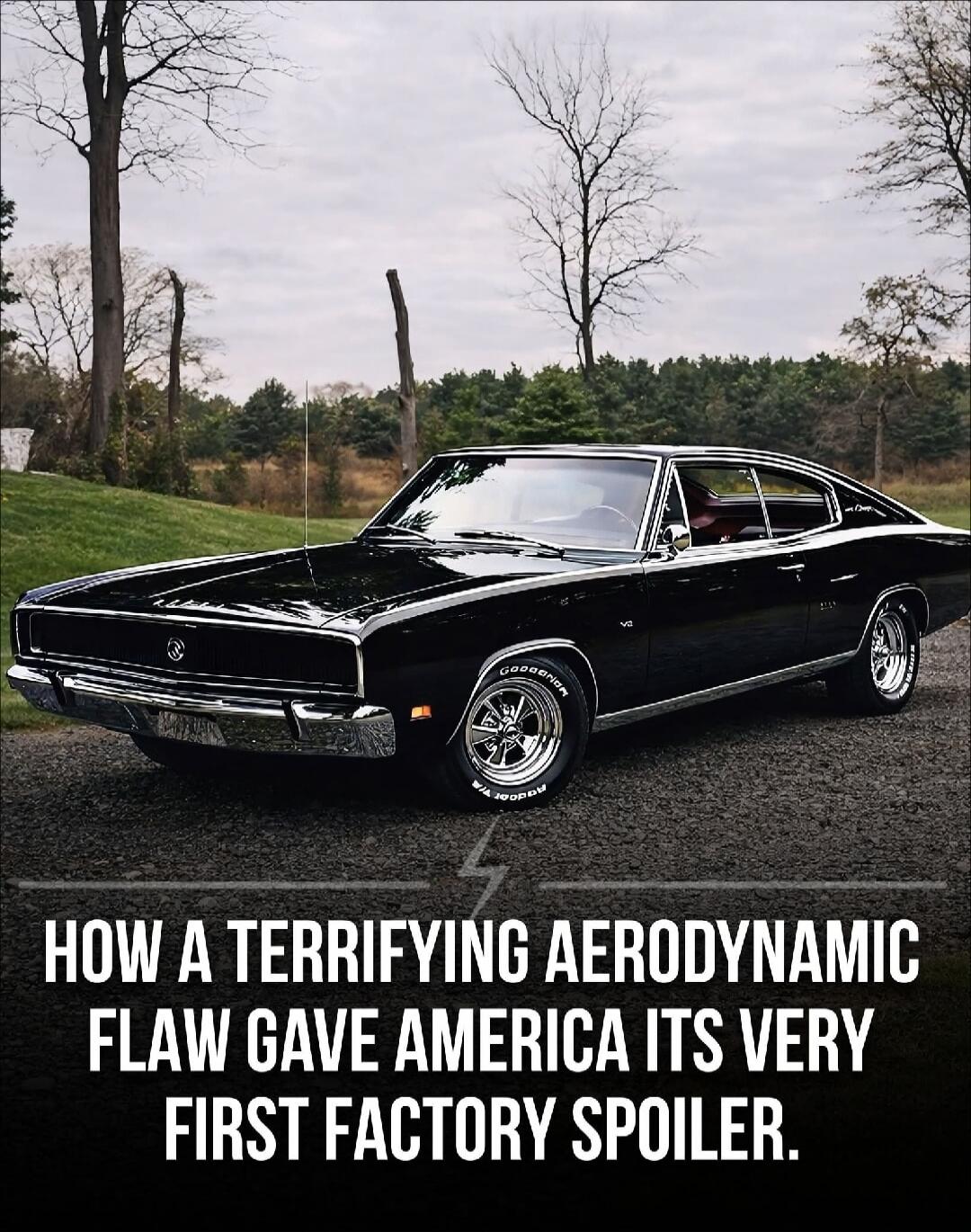 HOW A TERRIFYING AERODYNAMIC FLAW GAVE AMERICA ITS VERY FIRST FACTORY SPOILER.