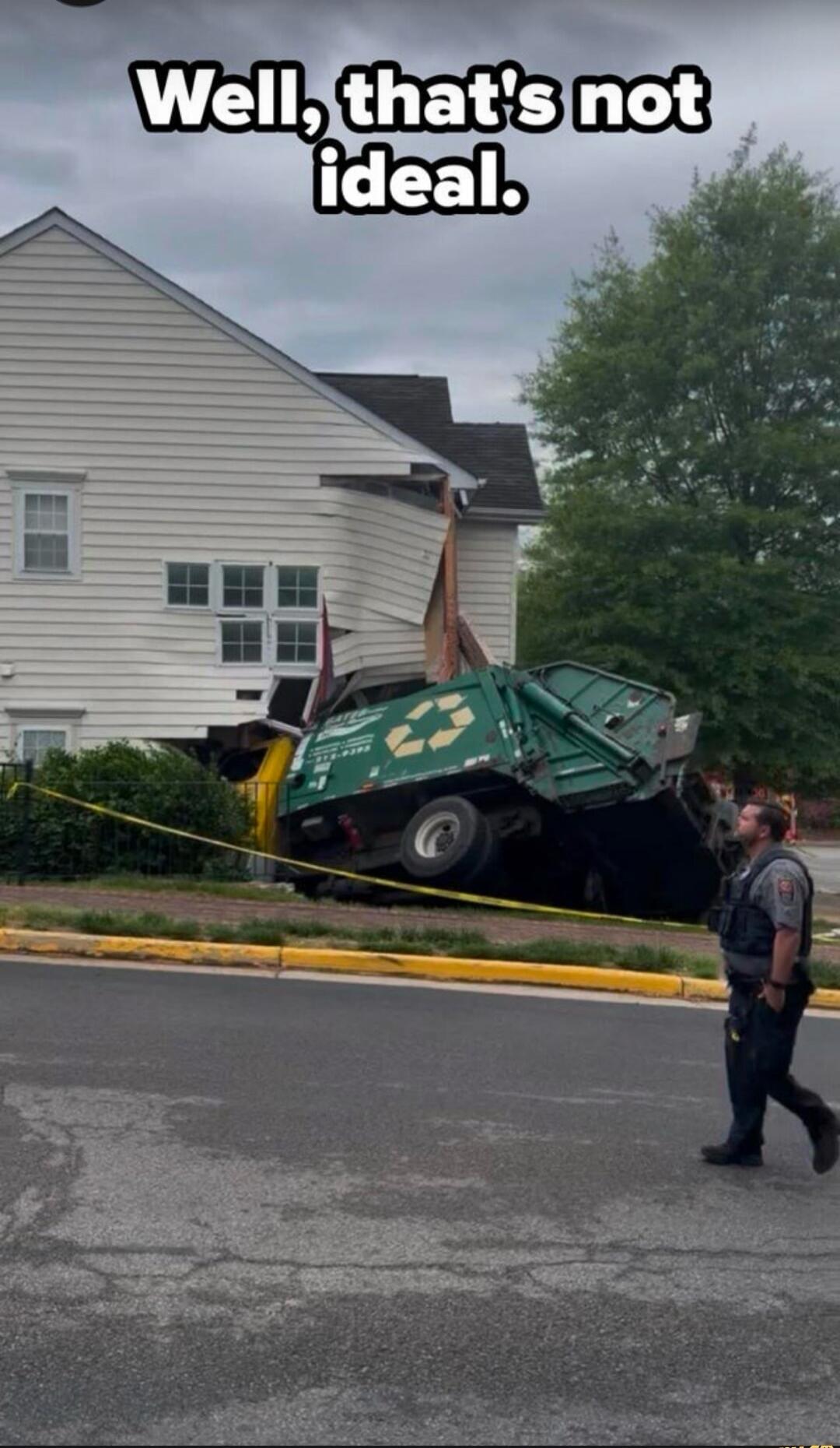 Well, that's not ideal.