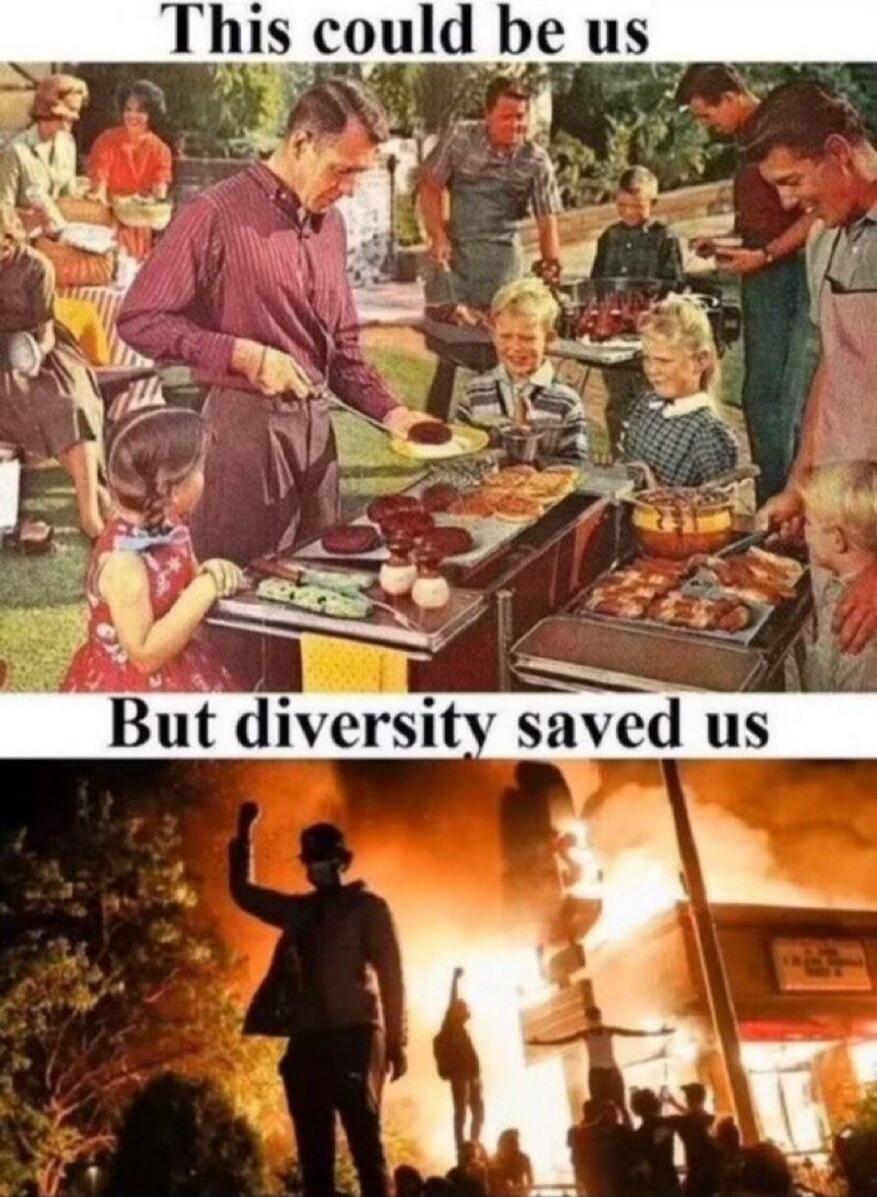 This could be us But diversity saved us