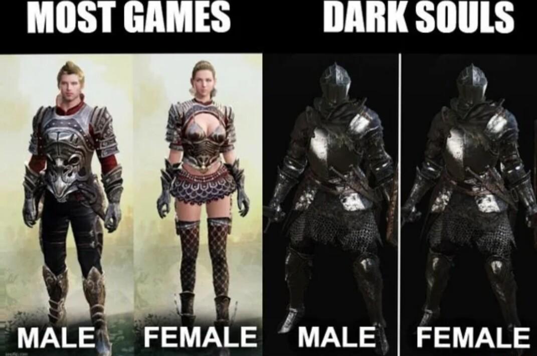 MOST GAMES DARK SOULS FEMALE