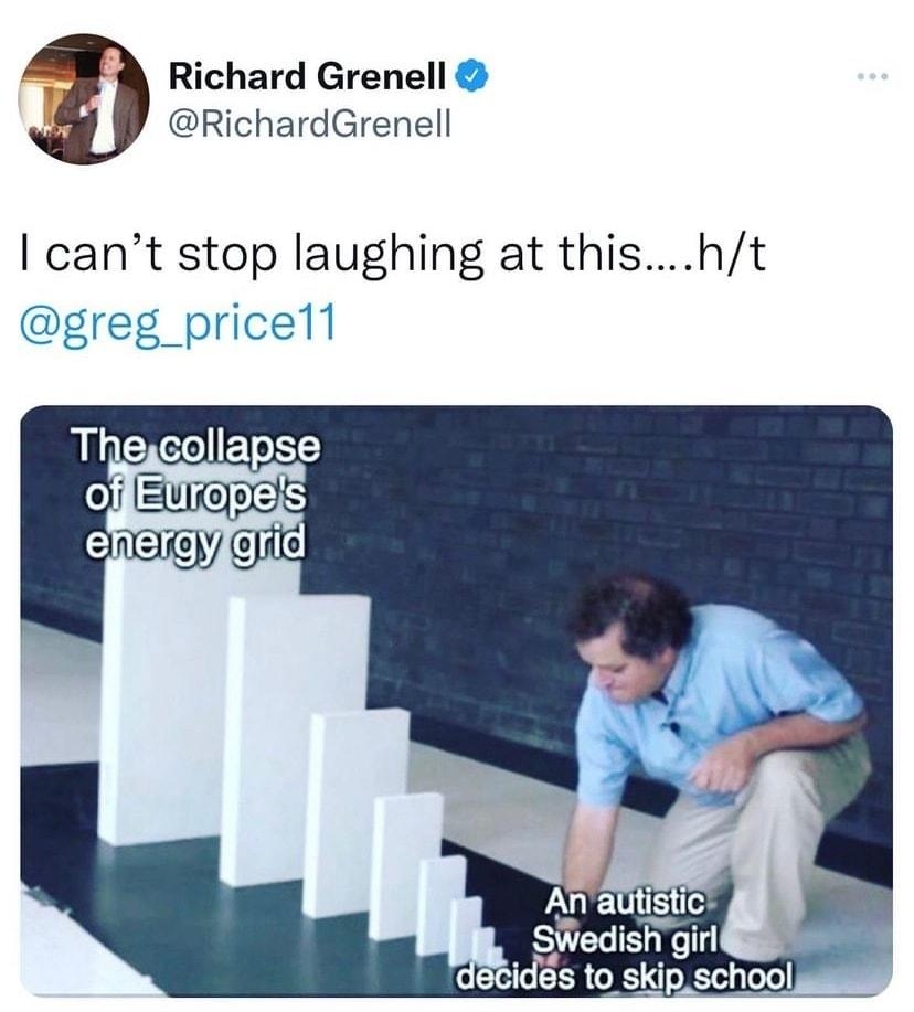 Richard Grenell RichardGrenell cant stop laughing at thisht greg_pricell 225 PM 83122 Twitter for iPhone