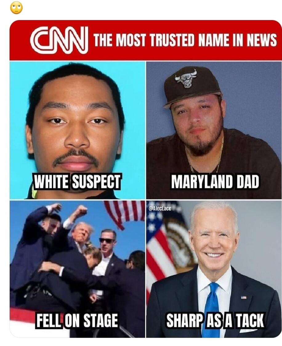CNN THE MOST TRUSTED NAME IN NEWS
WHITE SUSPECT
MARYLAND DAD
FELL ON STAGE
SHARP AS A TACK