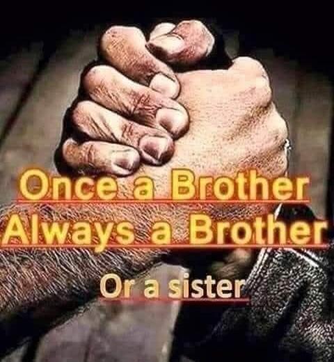 Once a Brother Always a Brother Or a sister