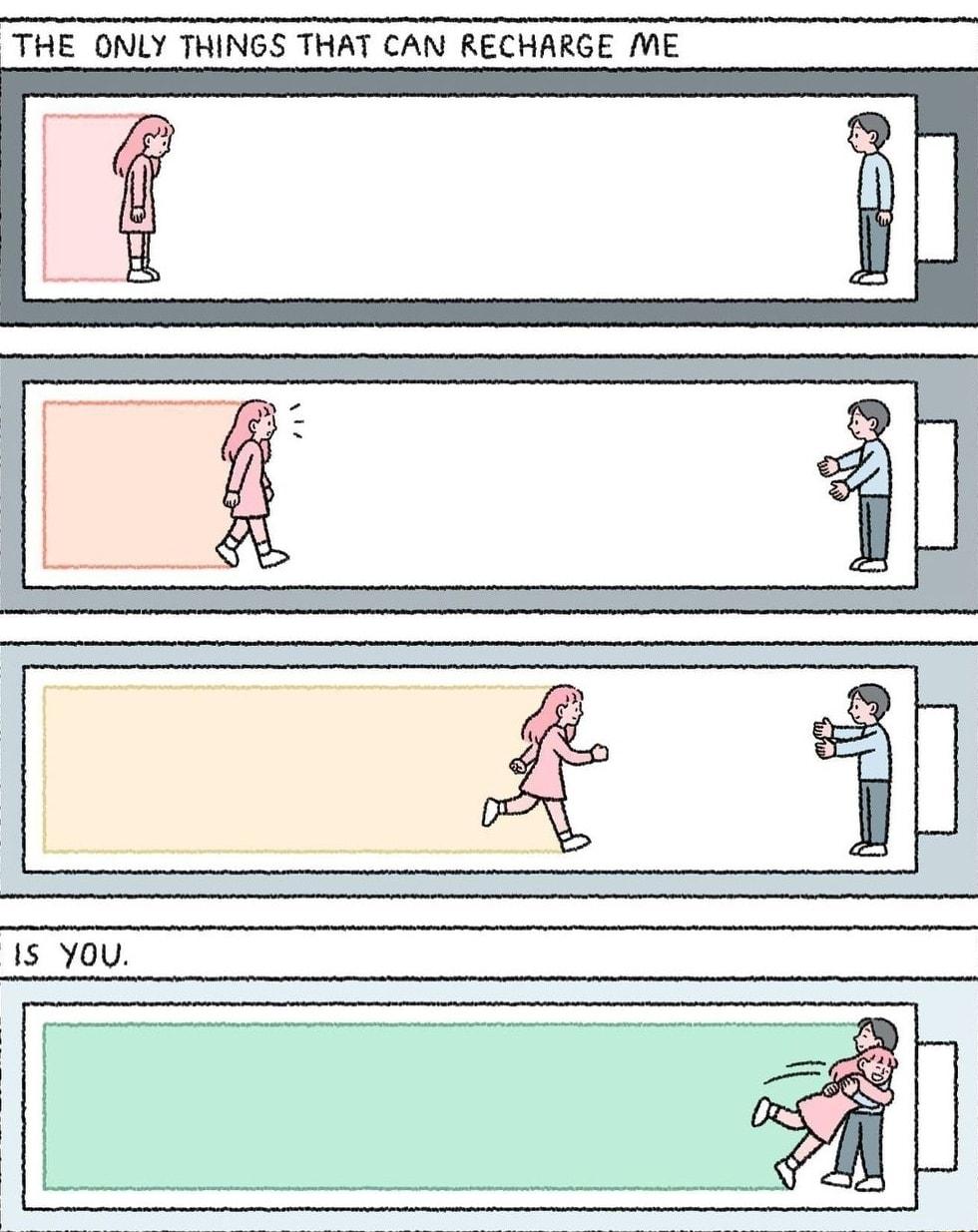 THE ONLY THINGS THAT CAN RECHARGE ME Is_You