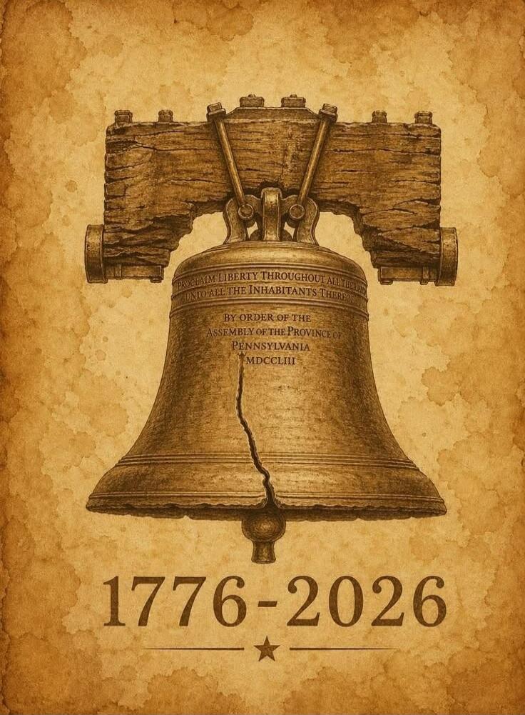 PROCLAIM LIBERTY THROUGHOUT ALL THE LAND UNTO ALL THE INHABITANTS THEREOF BY ORDER OF THE ASSEMBLY OF THE PROVINCE OF PENNSYLVANIA MDCCLIII 1776-2026